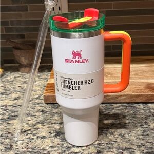 Stanley Quencher rare white yellow and neon color 40z